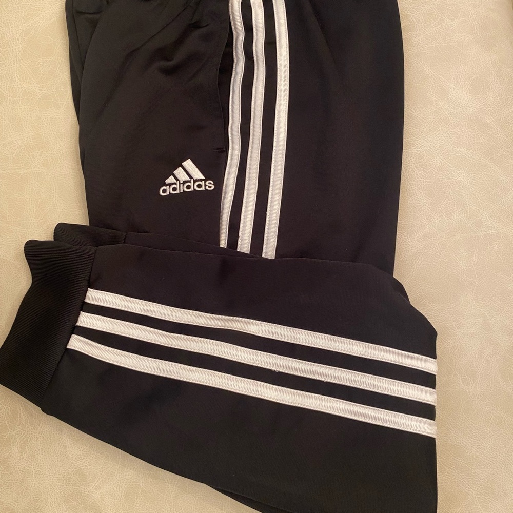 Adidas Kids Black Track Pants
